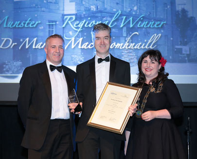 Dr Marcas MacDomhnaill Sensitive Dentist Munster Winner